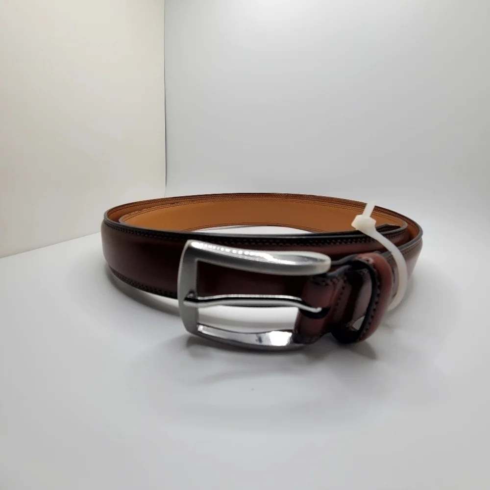 Terracotta Leather Belt